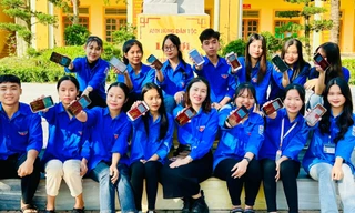 Vẽ tranh, xếp hình bản đồ Việt Nam lan tỏa cuộc vận động 'Tự hào một dải non sông'