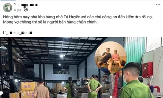 Sự thật hình ảnh công an xuất hiện ở kho hàng của vợ chồng hot TikToker gây xôn xao