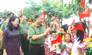 Đại tướng Tô Lâm vui Ngày hội Đại đoàn kết toàn dân tộc tại Nghệ An