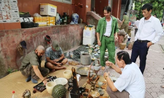 Chiêm ngưỡng hàng trăm món đồ cổ ở khu chợ 'có 1 không 2' tại thành phố Vinh