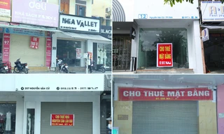 Loạt mặt bằng kinh doanh ở Nghệ An đóng cửa, treo biển nghỉ bán