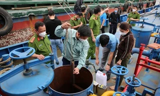 Một triệu lít xăng E5 không rõ nguồn gốc trị giá 30 tỷ đồng vừa bị thu giữ