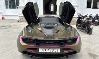 Trầm trồ siêu xe McLaren gần 20 tỷ đầu tiên đăng ký biển Nghệ An