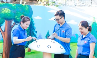 Đoàn thanh niên thiết kế vườn cổ tích trong mơ cho thiếu nhi