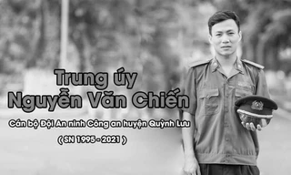 Truy tặng huy hiệu Tuổi trẻ dũng cảm cho Trung uý công an hy sinh khi trực chốt chống dịch