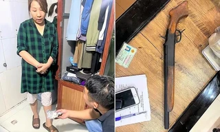Thu giữ vũ khí nóng tại nhà 'nữ quái' buôn bán ma túy 