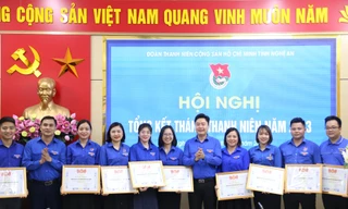 Tỉnh Đoàn Nghệ An tuyên dương 97 tập thể, cá nhân xuất sắc trong Tháng Thanh niên 2023