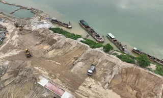 Phạt hơn nửa tỷ đồng 3 cá nhân khai thác cát sỏi trái phép trên sông Lam 