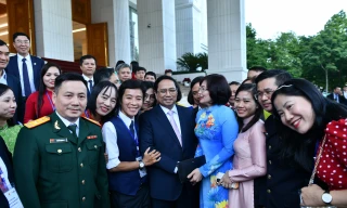 Người thầy áo lính vinh dự được tham gia tiếp kiến Thủ tướng