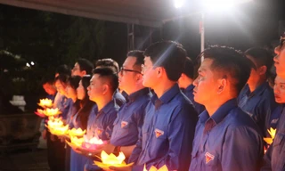 Tri ân các anh hùng liệt sỹ tại Khu di tích lịch sử Quốc gia Truông Bồn