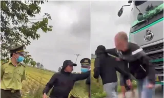 Xem xét kỷ luật cán bộ kiểm lâm phát ngôn không chuẩn mực trong lúc kiểm tra xe tải