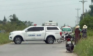 Cơ quan chức năng phong toả hiện trường