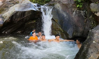 Thác Liếp, nơi xảy ra vụ đuối nước thương tâm