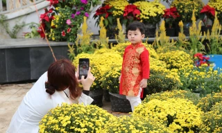 Khoác ‘áo mới’ cho thành phố Vinh những ngày áp Tết