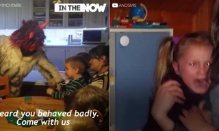 Truyền thống đón Giáng sinh kinh dị ở Séc khiến trẻ em sợ khóc thét