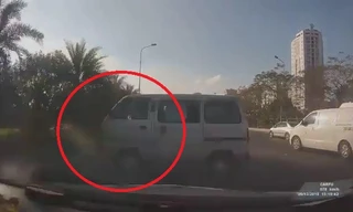 Nữ tài xế ngang nhiên quay đầu xe giữa làn đường một chiều gây tai nạn