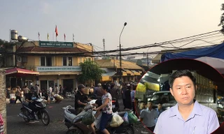 Tạm đình chỉ 1 phó BQL, tạm dừng hoạt động 2 tổ bốc xếp chợ Long Biên