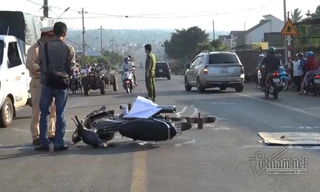 Truy tìm ô tô tông chết trung úy quân đội rồi bỏ trốn