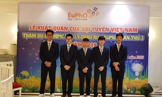5 thí sinh của đoàn Olympic Việt Nam tham gia EuPhO 2019 tại Latvia