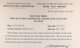 Biết là trường ĐH 'ma', học viên vẫn xin xác nhận tốt nghiệp