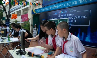 Học sinh hào hứng với ứng dụng công nghệ mới trong kỳ thi Violympic