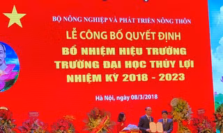 Đại học Thủy lợi có hiệu trưởng mới