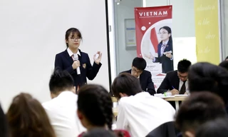 Học sinh tham gia thi tranh biện năm 2017