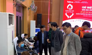 Lần đầu tiên Chủ nhật Đỏ đến với trường ĐH Công nghệ Giao thông Vận tải