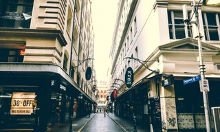 Đường phố ở Úc vắng lặng những ngày này. Ảnh: M.T