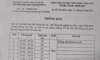 Bắt đầu học từ 6h sáng: Trường ĐH có vi phạm quy chế?