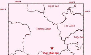 Thanh Hóa: Động đất ở thị trấn Thường Xuân