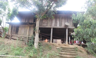 Nhà sàn nơi xảy ra án mạng đau lòng