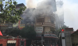 Cháy cơ sở kinh doanh bình gas, cả khu phố náo loạn