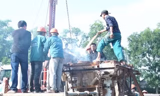 Đúc tượng đồng vua Lê Hoàn bằng phương pháp truyền thống