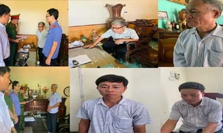 Các đối tượng bị bắt: Ảnh Công an Thanh Hóa cung cấp