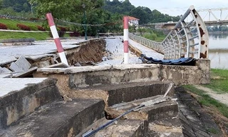 Làm rõ trách nhiệm vụ bờ kè chục tỷ vừa sử dụng đã hư hỏng