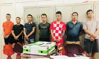 Các đối tượng bị bắt giữ