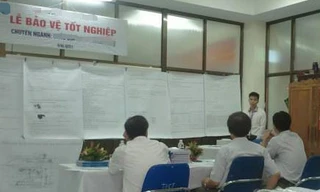 Những pha hài hước trong lễ bảo vệ tốt nghiệp