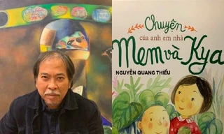 Nhà văn Nguyễn Quang Thiều nhận giải thưởng Sách quốc gia 2021.