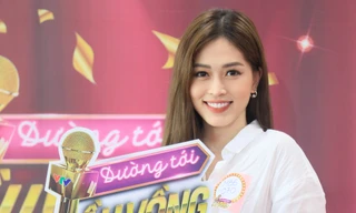 Á hậu Phương Nga thi tuyển MC "Đường tới cầu vồng" 2020