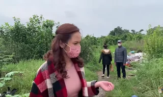 Thu Quỳnh và ê kíp làm phim ở bối cảnh đặc biệt