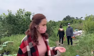 Thu Quỳnh và ê kíp làm phim ở bối cảnh đặc biệt