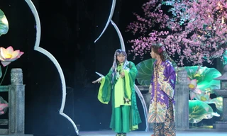 Lâm Vỹ Dạ lần đầu xuất hiện trong chương trình Táo quân. Ảnh: VFC