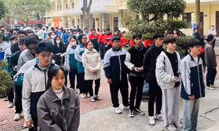 Đợt đầu đánh giá tư duy ở ĐH Bách khoa Hà Nội: Hơn 13.000 thí sinh dự thi, có quá tải?