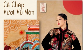 Tiệm Thơ và hành trình gìn giữ tranh Hàng Trống trên trang phục thêu tay 