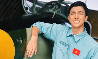 Bình An hóa vai phi công trong phim chiếu Tết