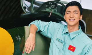 Bình An hóa vai phi công trong phim chiếu Tết