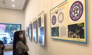 Giải Nhất trang trí đường phố Hà Nội lấy cảm hứng từ họa tiết trống đồng Đông Sơn