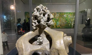 Nhà điêu khắc Đào Châu Hải - họa sĩ Đinh Phong: Cuộc đối thoại giữa điêu khắc và hội họa 