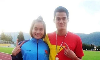 Hai cặp anh chị em của điền kinh Việt